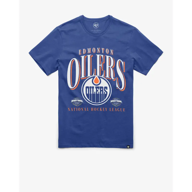 EDMONTON OILERS CREASE '47 FRANKLIN TEE