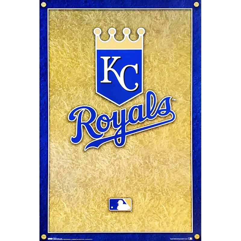 Kansas City Royals Official MLB Baseball Team Logo Poster - Costacos Sports