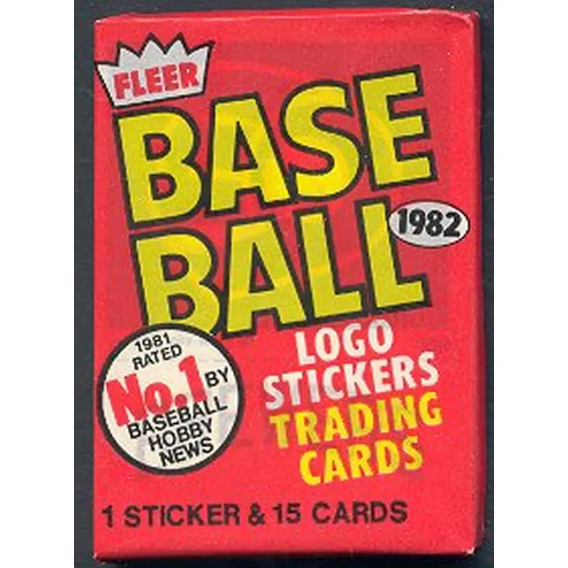 1982 Fleer Baseball Unopened Wax Pack