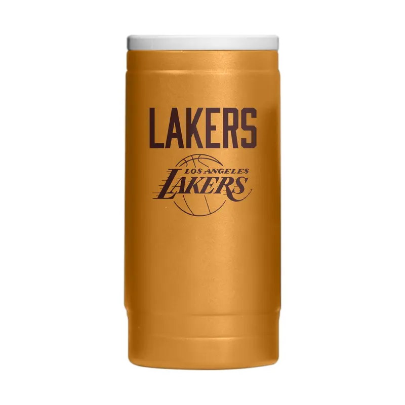Los Angeles Lakers  Huddle Powder Coat Slim Can Coolie