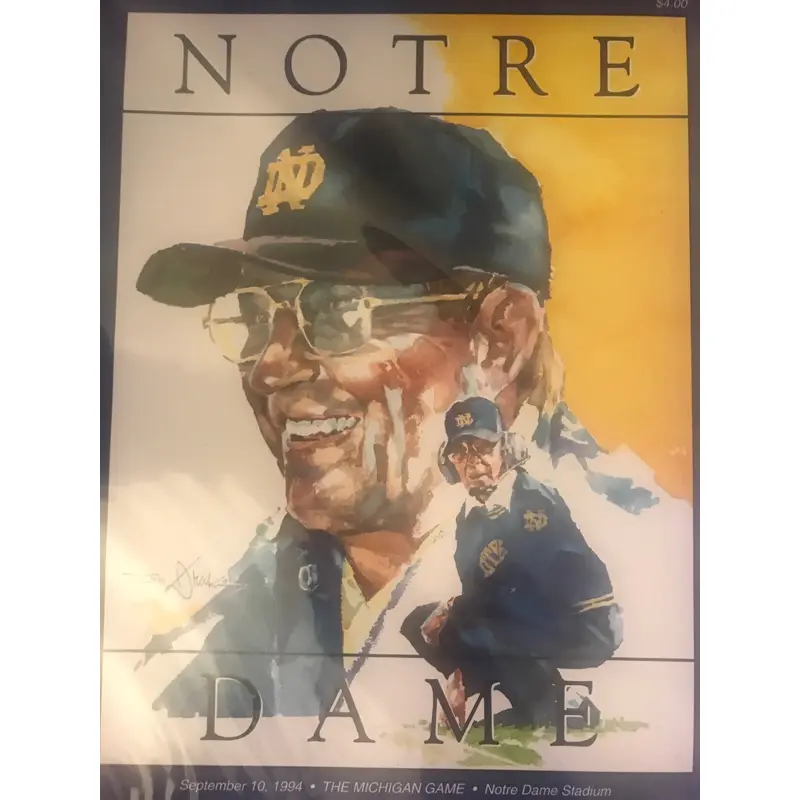 1994 Michigan vs Purdue Football Program