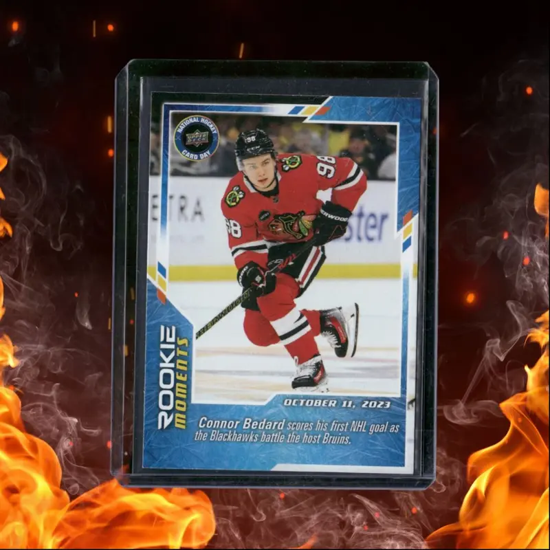 2024-25 Upper Deck National Hockey Card Day Connor Bedard Moments (A) Rookie