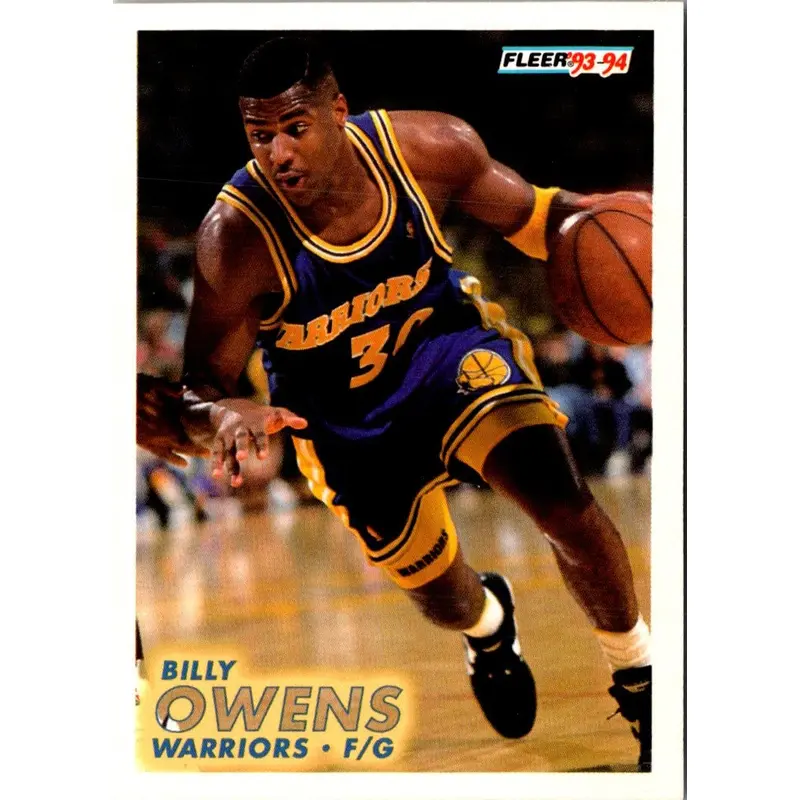1993 Fleer Billy Owens #72