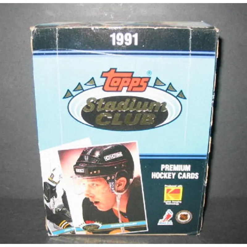 1991/92 Topps Stadium Club Hockey Box