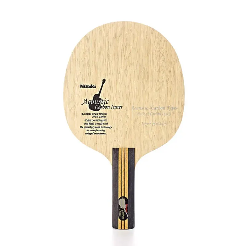 Nittaku Acoustic Carbon Table Tennis Blade | Kibi Sports