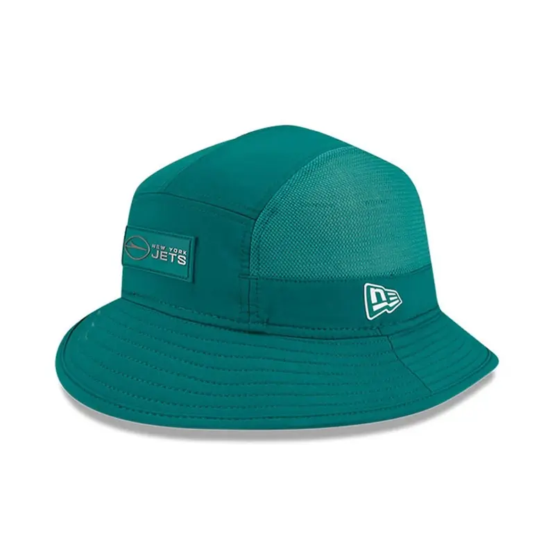 New York Jets NFL Sideline 2025 Green Stretch Bucket Hat