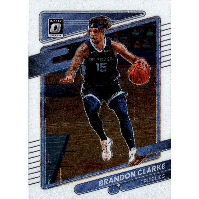 2021 Donruss Optic Blue Brandon Clarke #82