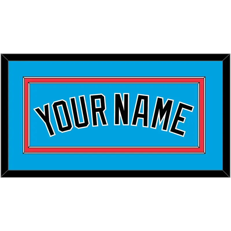 Miami Name - Alternate Blue - Double Mat 2