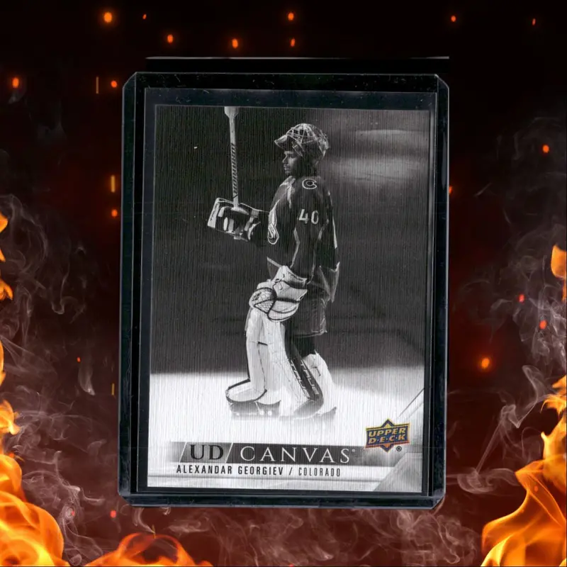 2022-23 Upper Deck UD Canvas Black Alexandar Georgiev #C288