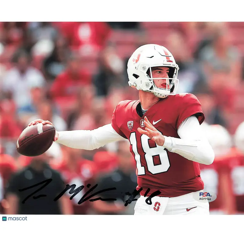 Tanner Mckee Signed 8x10 Photo PSA Autographed Stanford Cardinal