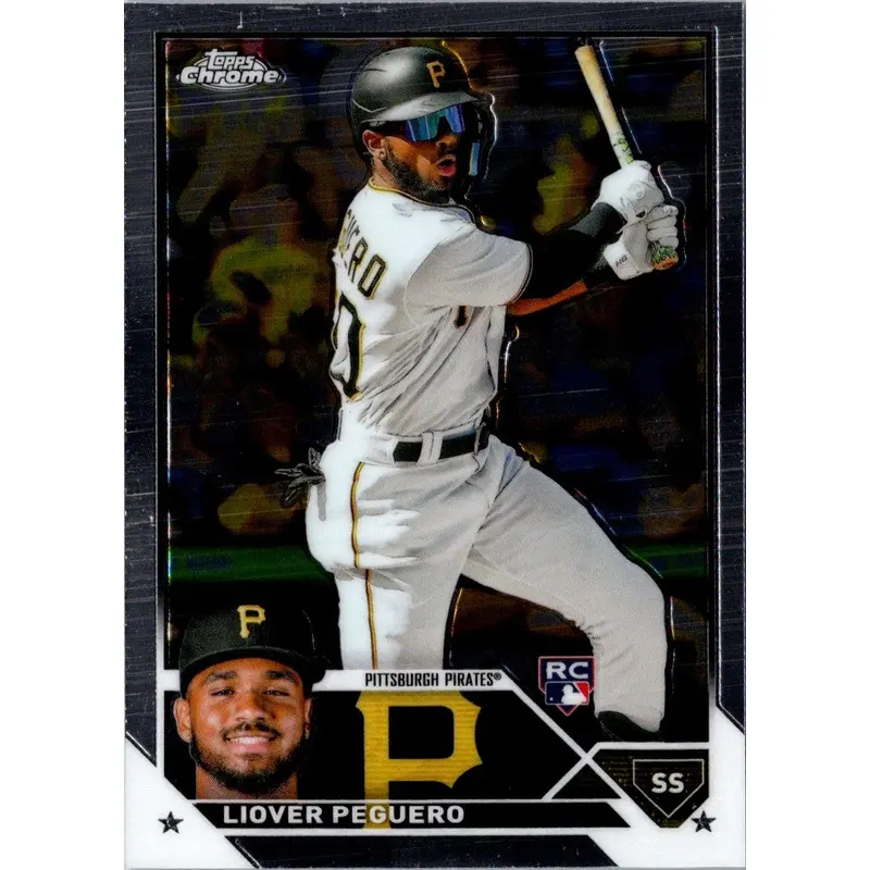 2023 Topps Chrome Liover Peguero #72 Rookie