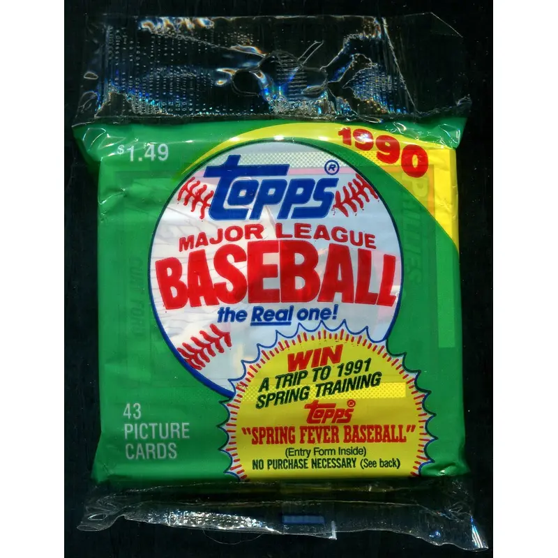 1990 Topps Baseball Unopened Jumbo Pack (Pre-Priced) (43)