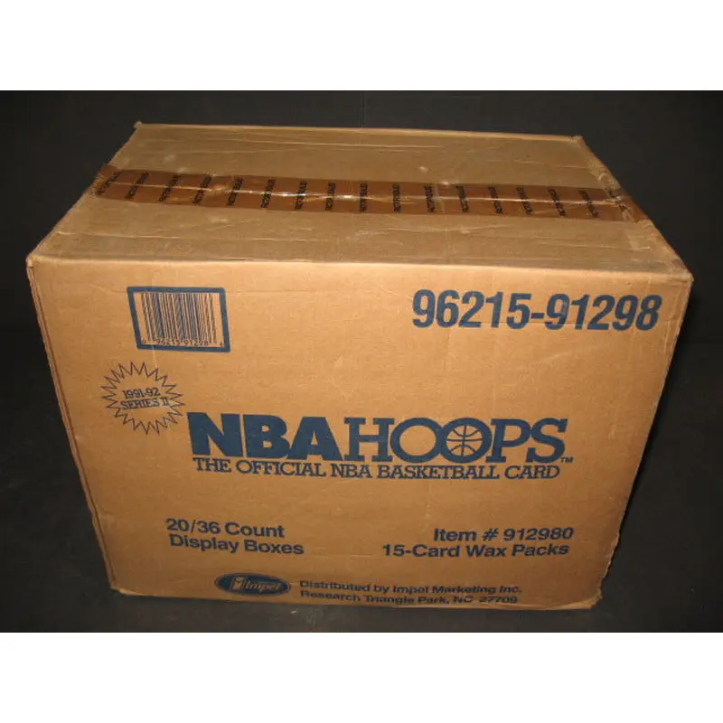 1991/92 Hoops Basketball Series 2 Case (20 Box)