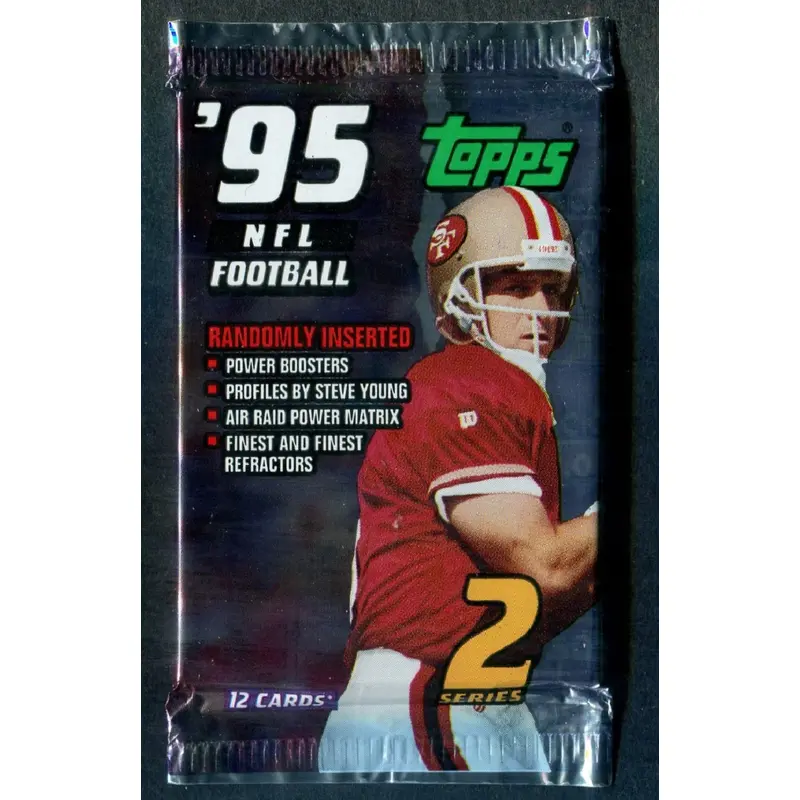 1995 Topps Football Unopened Series 2 Pack (Retail) (12)
