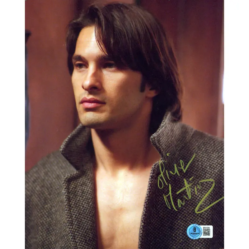 Olivier Martinez S.W.A.T. Authentic Signed 8x10 Vertical Photo BAS #BR41084