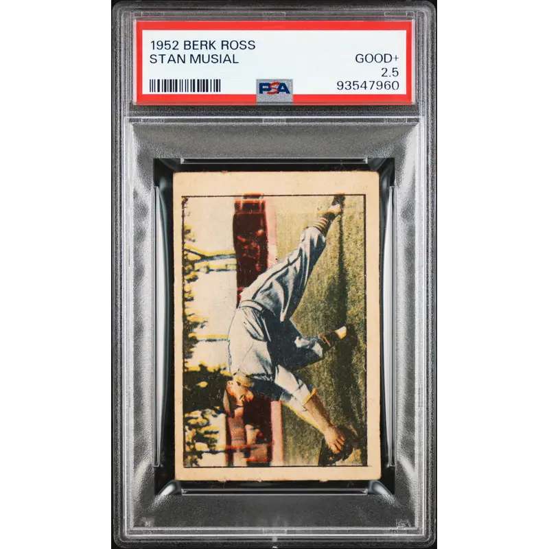 Stan Musial 1952 Berk Ross PSA 2.5 Good+