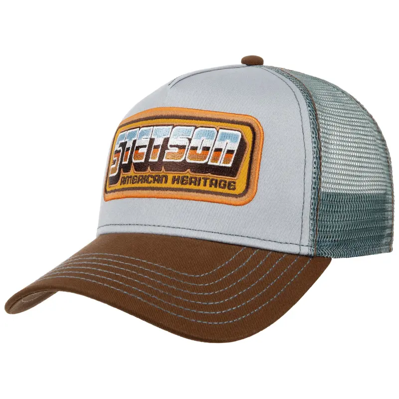 Stetson - Chrome - Trucker Cap - Blue/Brown