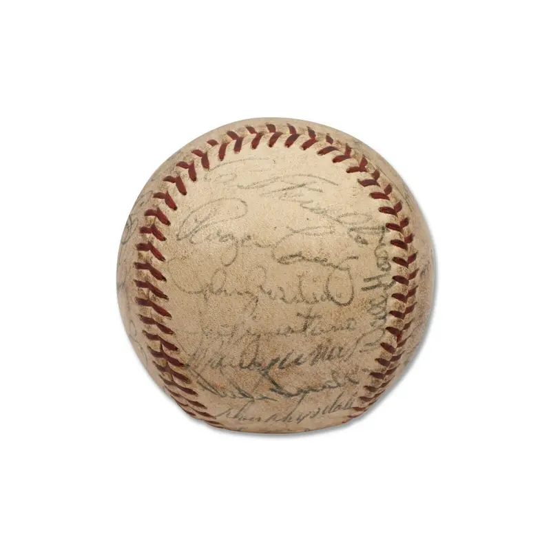 1959 Los Angeles Dodgers World Series Champs Team Signed Baseball Koufax