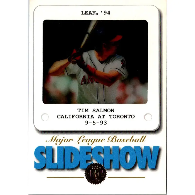 1994 Leaf Slideshow Tim Salmon #8