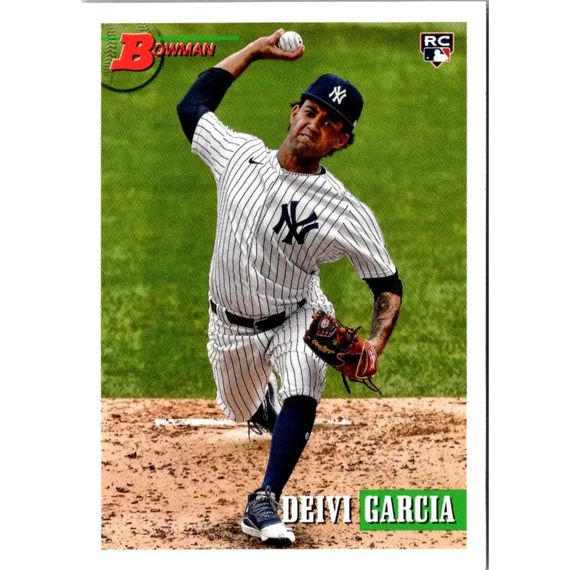 2021 Bowman Heritage Deivi Garcia #52 Rookie