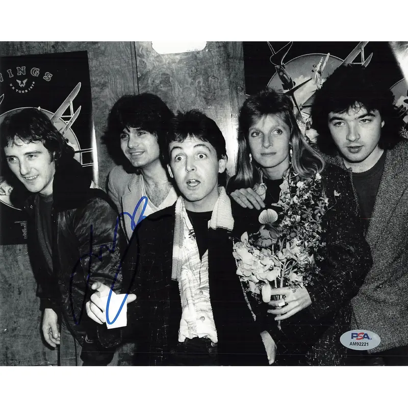 Laurence Juber signed 8x10 photo PSA/DNA Autographed Musician