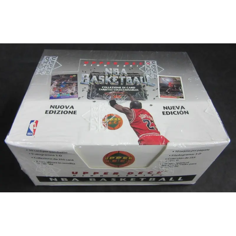 1992/93 Upper Deck Basketball High Series Box (Euro)