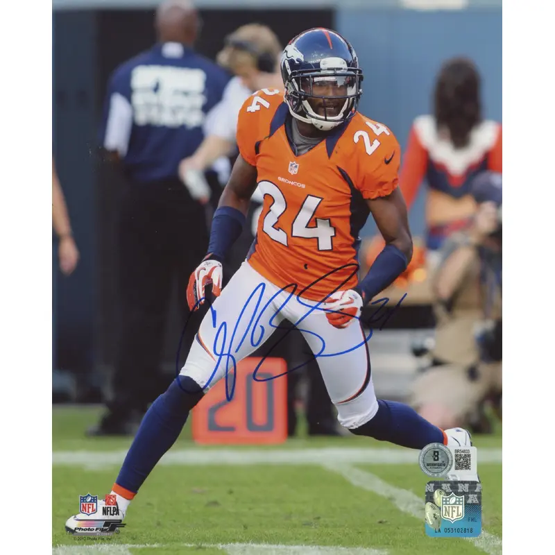 Broncos Champ Bailey Authentic Signed 8x10 Photo Autographed BAS #BR54833