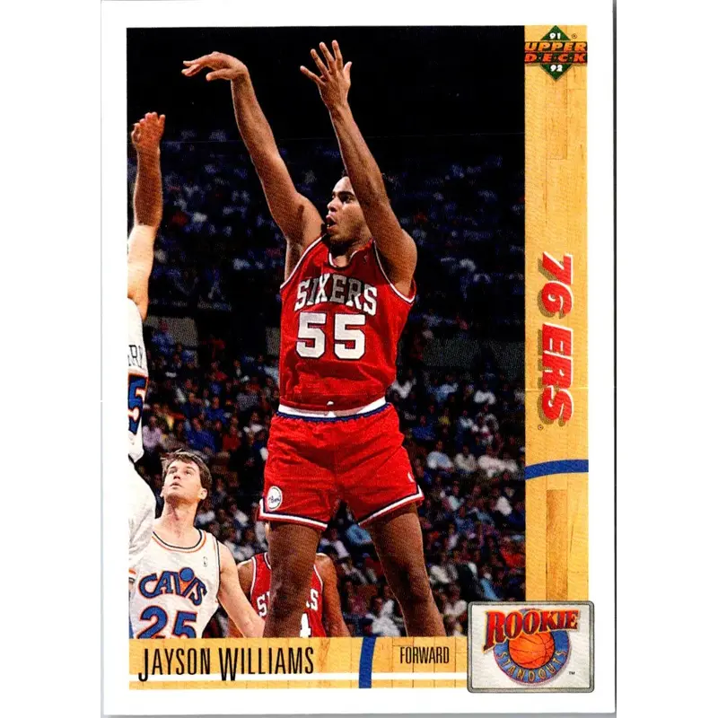 1991 Upper Deck Rookie Standouts Jayson Williams #R14