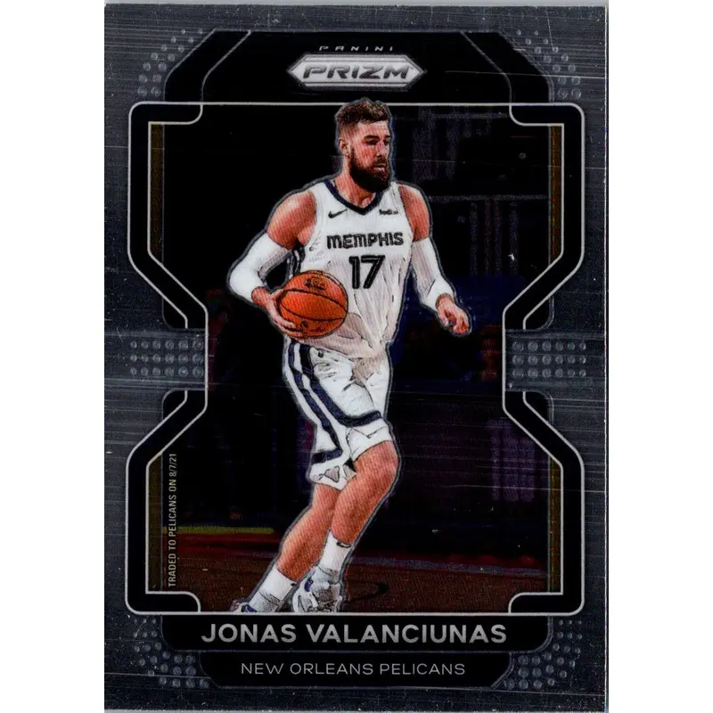 2021 Panini Prizm Blue Jonas Valanciunas #62