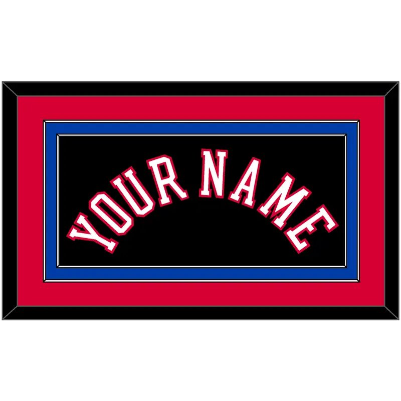 Philadelphia Name - Road Black (1997-2009) - Double Mat 2