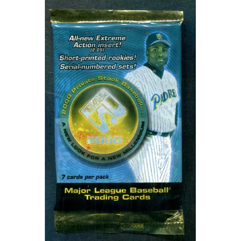 2000 Pacific Private Stock Baseball Unopened Pack