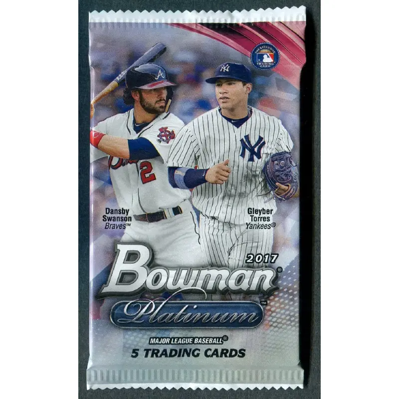 2017 Bowman Platinum Baseball Unopened Pack (Hobby) (5)