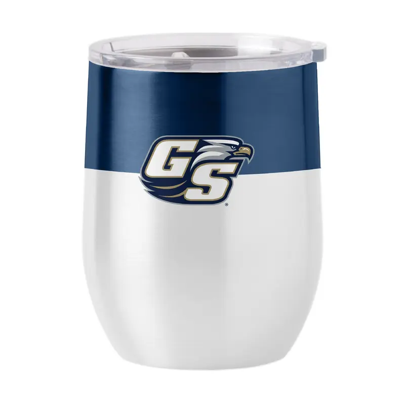 Georgia Southern 16oz Colorblock Stainless Curved Beverage
