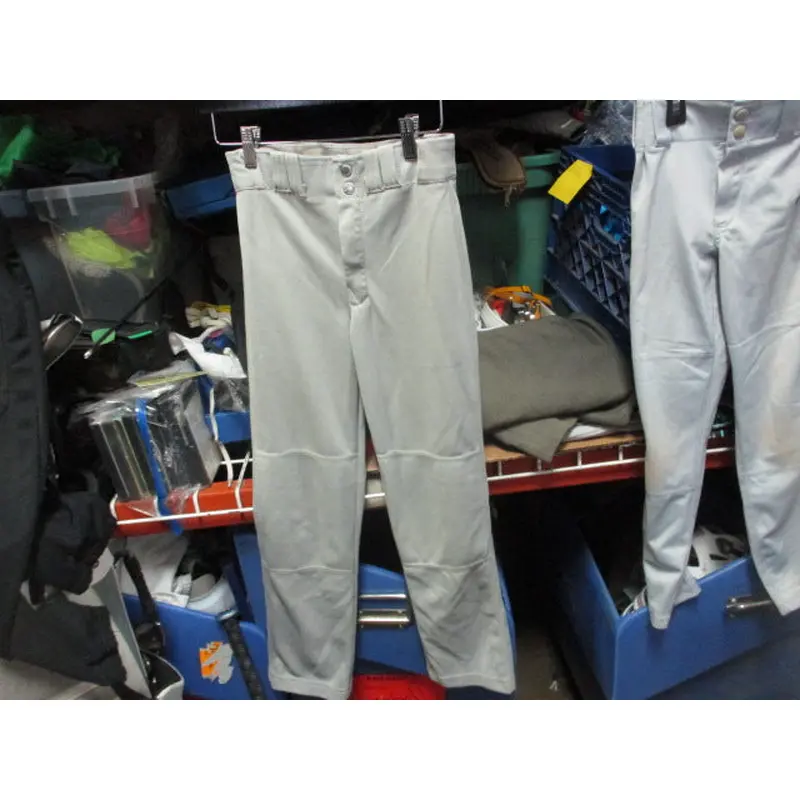 Used Champro Open Bottom Baseball Pants Grey Youth Medium