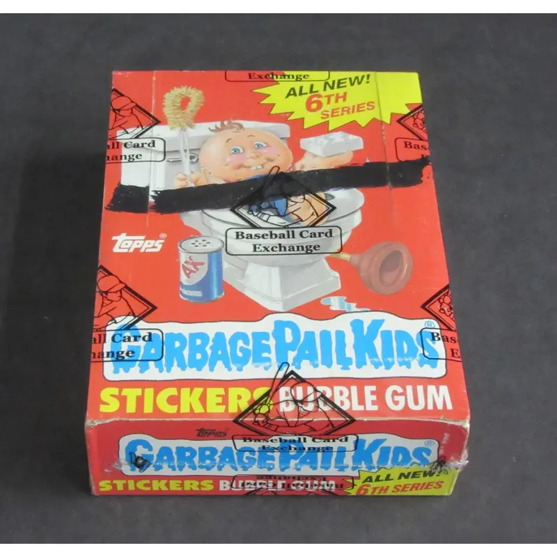 1986 Topps Garbage Pail Kids Series 6 Unopened Wax Box (w/o price) (X-Out) (Poster) (BBCE)
