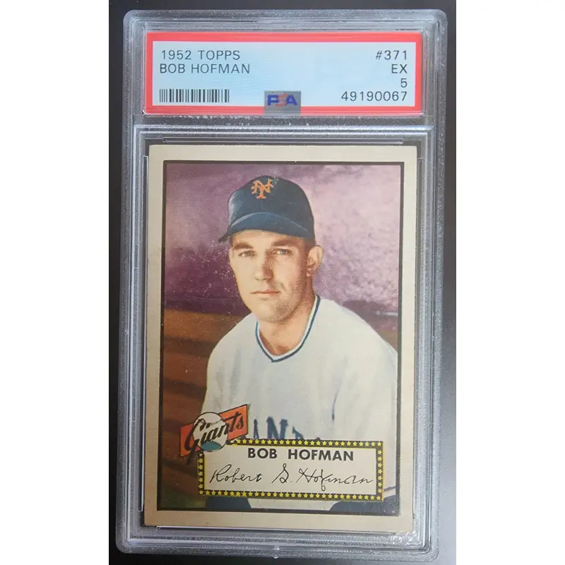 Bob Hofman 1952 Topps #371 PSA 5
