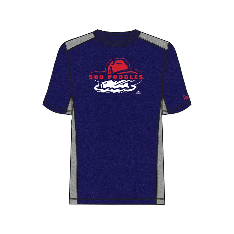 Amarillo Sod Poodles New Era Royal White Red Game Tee