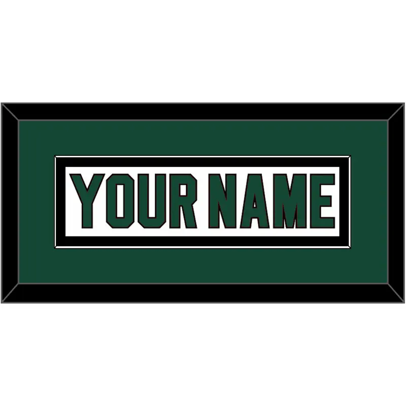 Dallas Nameplate - Home White (1994-1999) - Single Mat 2