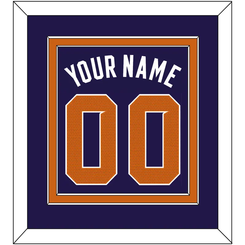 Phoenix Name & Number - Purple Icon (2017-2023) - Double Mat 2
