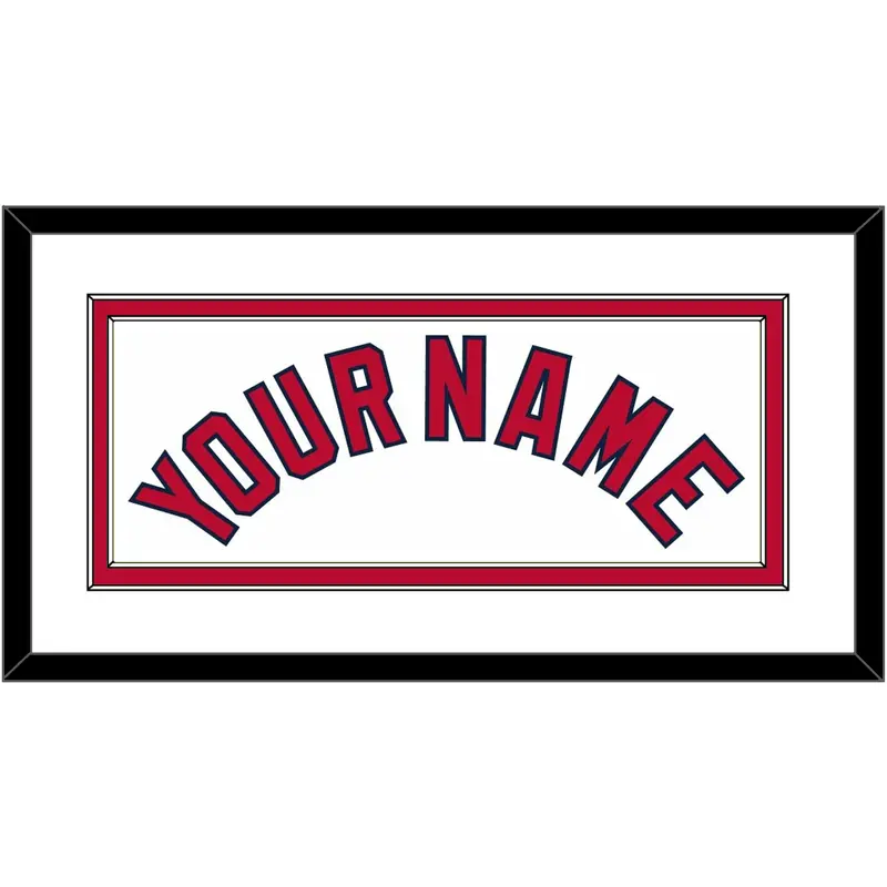 St. Louis Name - Home White (2006-2012) - Double Mat 1