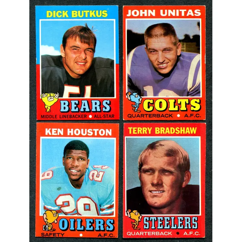 1971 Topps Football Complete Set VG (263) (24-533)