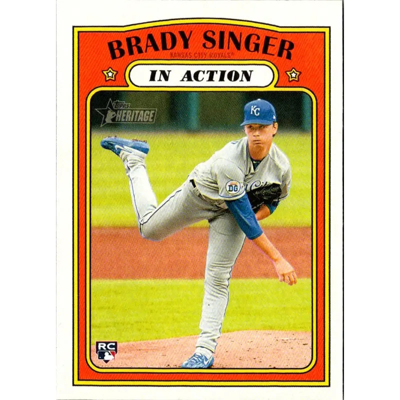 2021 Topps Heritage Brady Singer #130