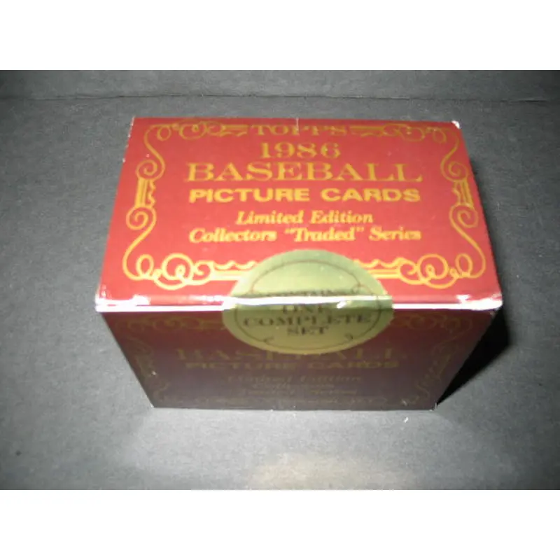 1986 Topps Baseball Traded Tiffany Factory Set (Sealed)