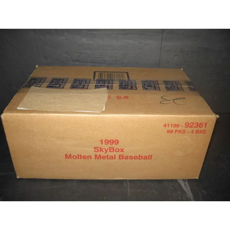 1999 Skybox Molten Metal Baseball Case (Hobby) (4 Box)