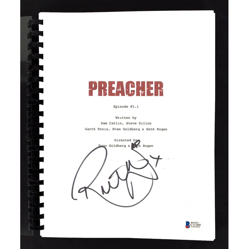 Ruth Negga Authentic Signed Preacher Episode #1.1 Tv Script BAS #C11269
