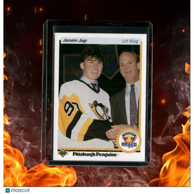 1990-91 Upper Deck Jaromir Jagr Number 1 Draft (B) Rookie #356