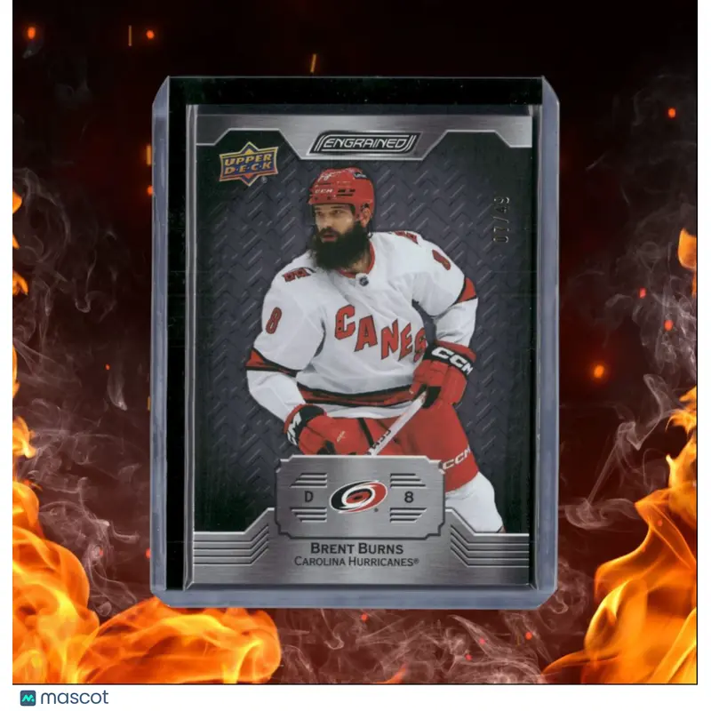 2023-24 Upper Deck Engrained Brent Burns Ebony 07/49 #41