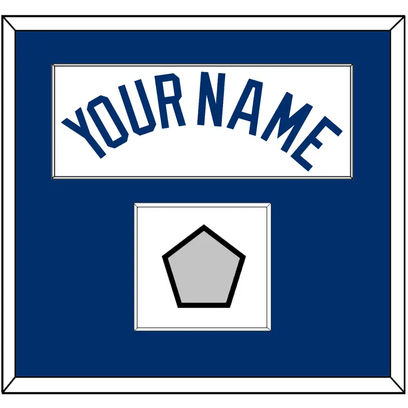 Los Angeles Name & World Series Jersey Patch - Home White - Single Mat 1