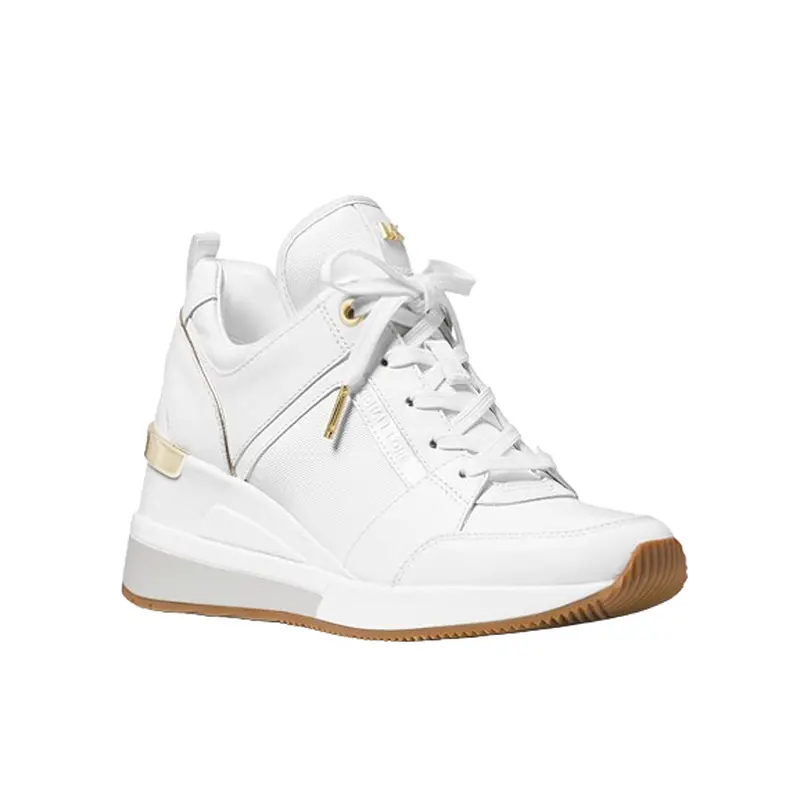 MICHAEL KORS WHITE  WOMENS TENNIS SHOE SIZES 6-8.5 , 43F8GEFS4D WHT