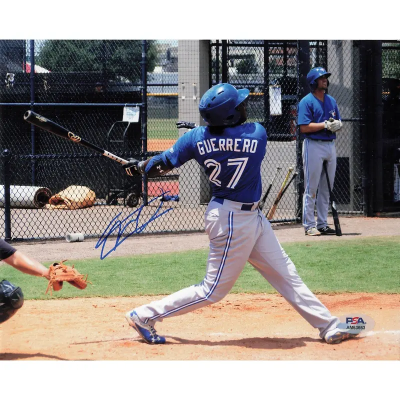 Vladimir Guerrero Jr signed photo 8x10 PSA/DNA Blue Jays autographed Vlad